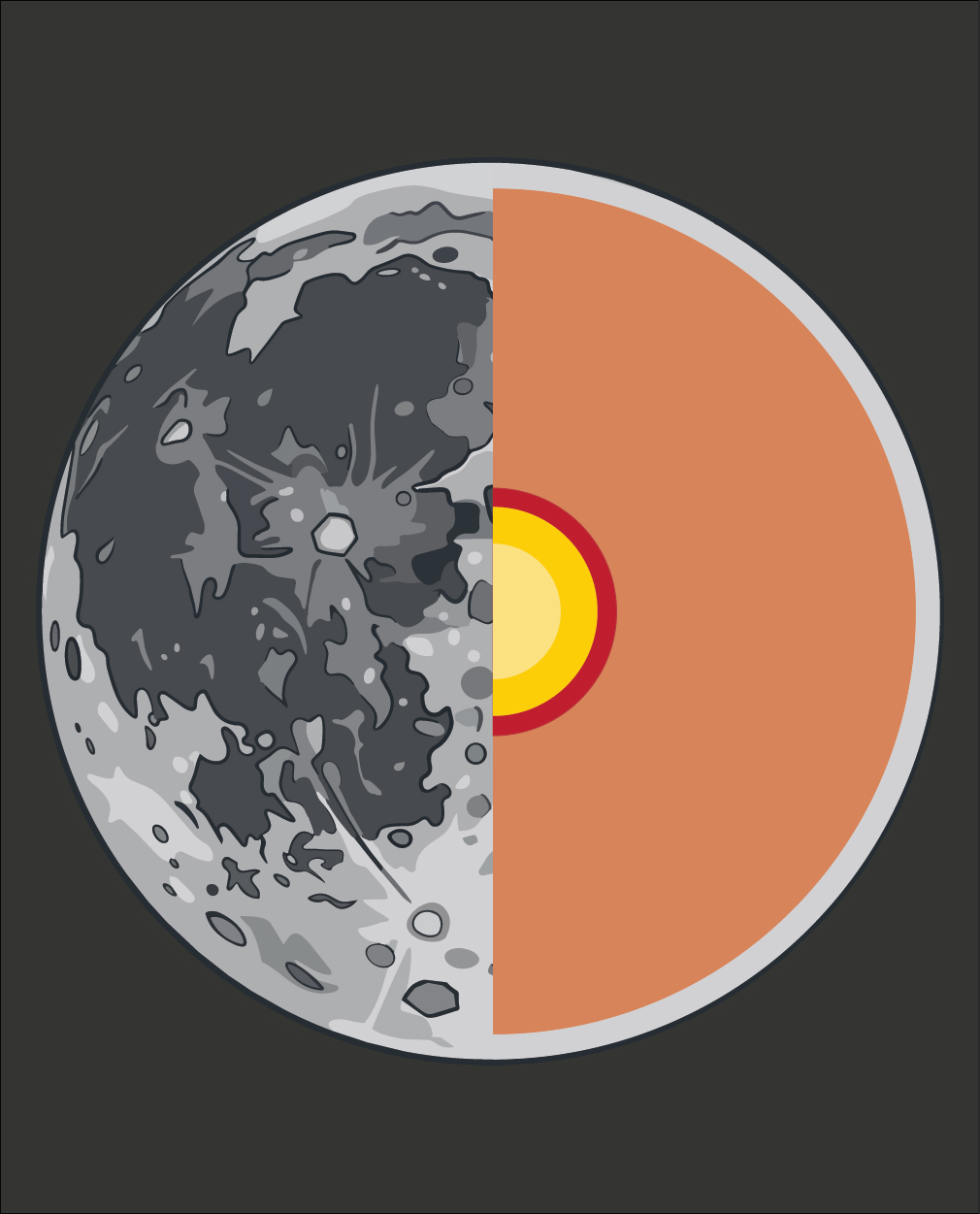 Hemispheric thermal dichotomy in the lunar mantle